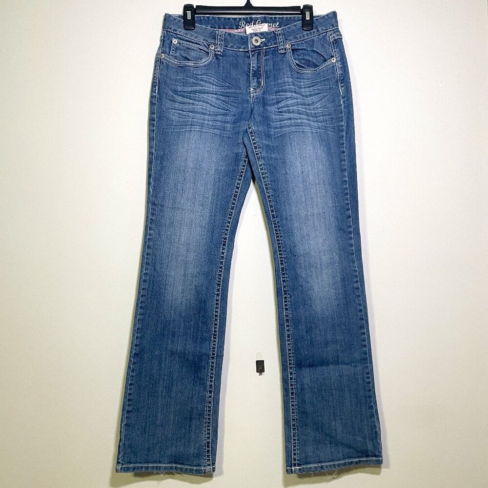 Junior Girls Red Camel Premium Denim Bootcut Jeans- Size 11
